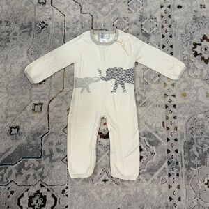 NWOT Lucky Jade cotton/cashmere romper, 12 mo